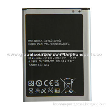 100% Tested Li-ion Battery for Samsung Galaxy Note 2, N7100, Good Quality with Good Warranty